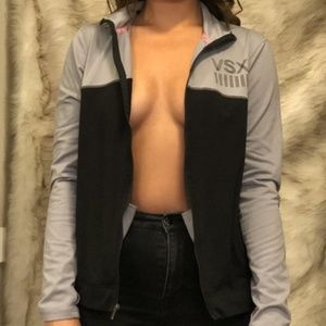 Victoria's Secret Grey Black Outdoor Jacket